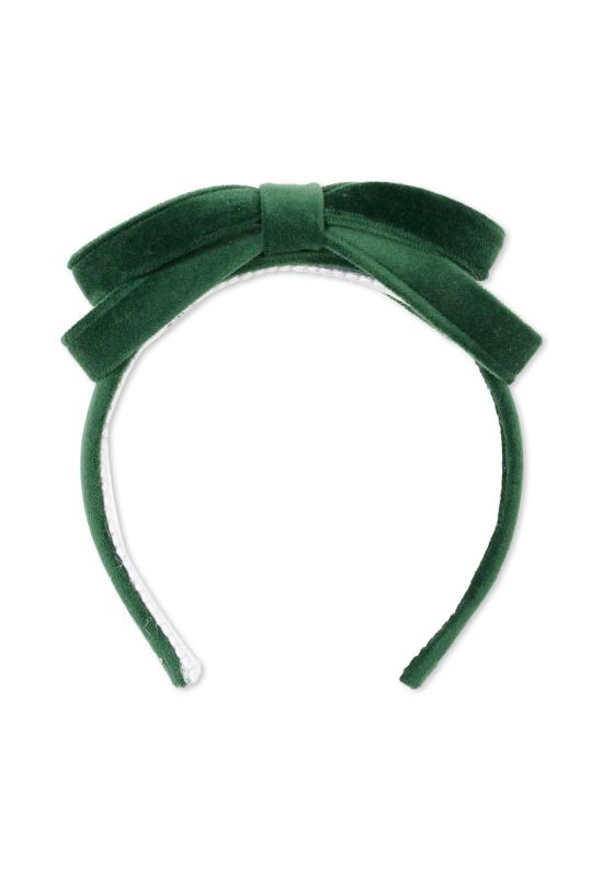25FW [키즈] Nennè studio 헤어 액세서리 DOPPIO NODO VERDE VELLUTO GREEN - OTHER BRANDS