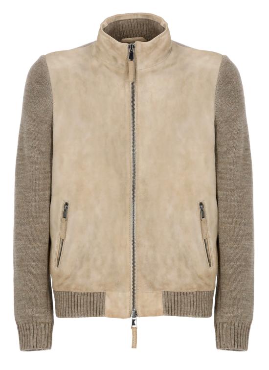 25FW 더 잭 레더스 가죽 자켓 FRNK SUKN505 Beige