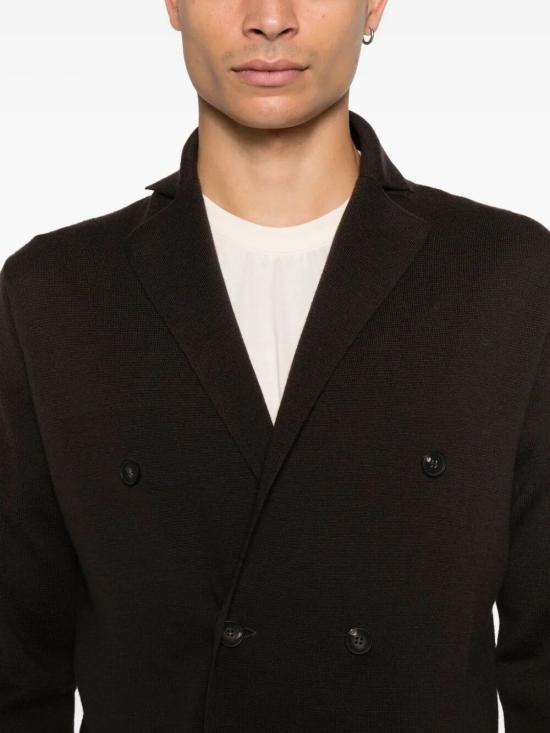 25FW 필리포 드 로렌티스 가디건 RJMLDPT WM14M 280 CHOCOLATE - FILIPPO DE LAURENTIIS