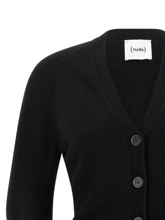 25FW 누드 가디건 1101W25537 09 BLACK - NUDE