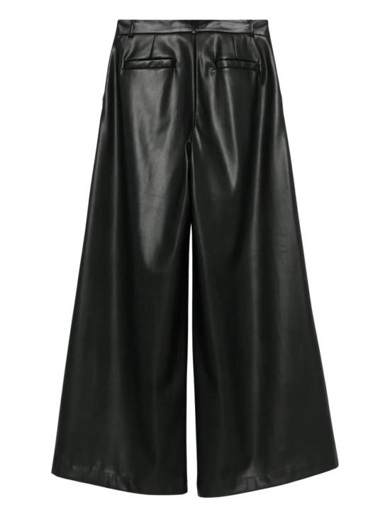 25FW 누드 가죽 팬츠 1103W25608 09 BLACK - NUDE