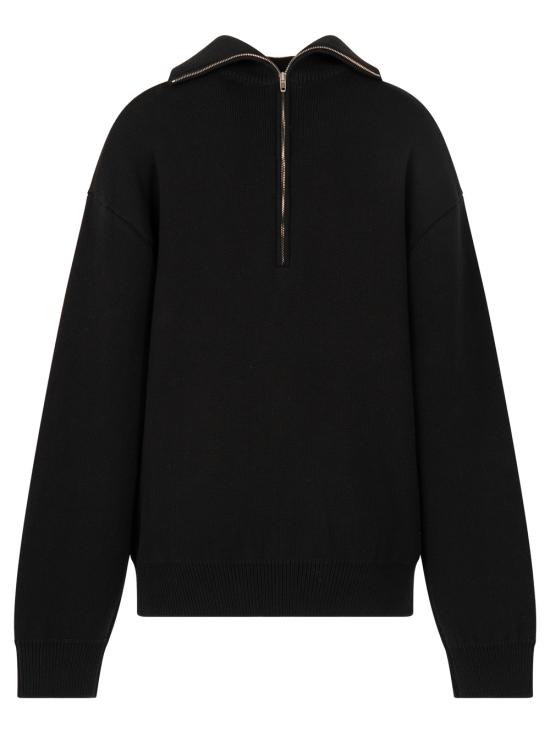 25FW 발렌시아가 백투프론트 터틀넥 스웨터 848840 T3421 1000 BLACK - BALENCIAGA