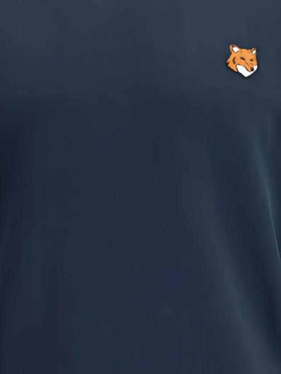 25FW 메종키츠네 폭스 헤드 레귤러 폴로 티셔츠 PM00303KM0340 0413 CLASSIC NAVY - MAISON KITSUNE