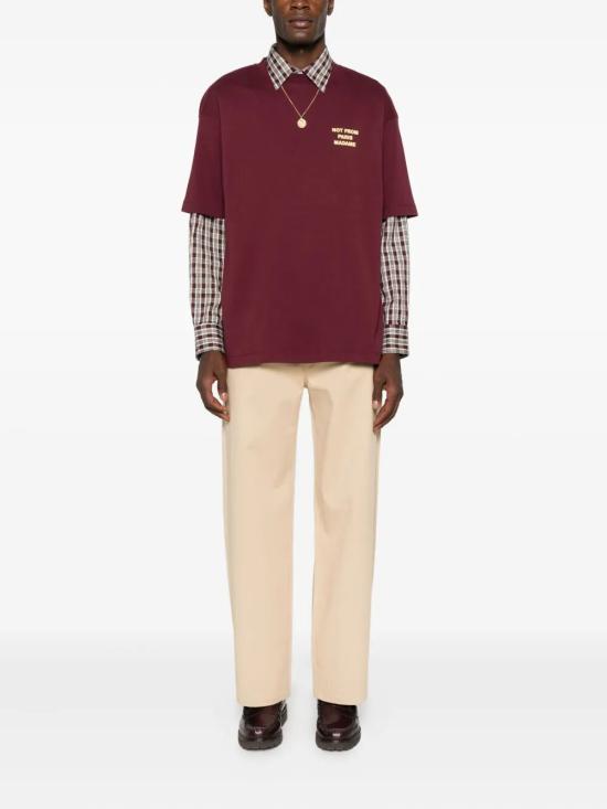 25FW 드롤드무슈 스트레이트 팬츠 I BP198 CO214 BG BG BEIGE - DROLE DE MONSIEUR