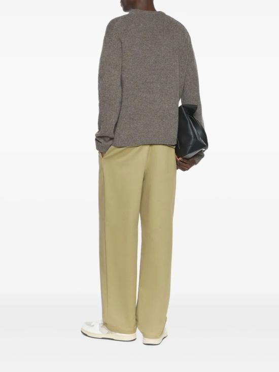 25FW 메종키츠네 스웨터 PM00806KH0002 H170 DARK GREY MELANGE - MAISON KITSUNE