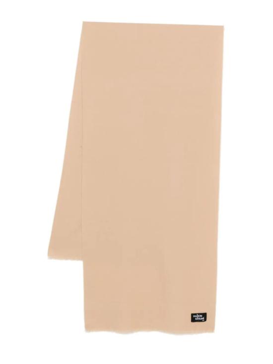 25FW 메종키츠네 울 프린지 스카프 PW06200WB0028 0335 TAN BEIGE