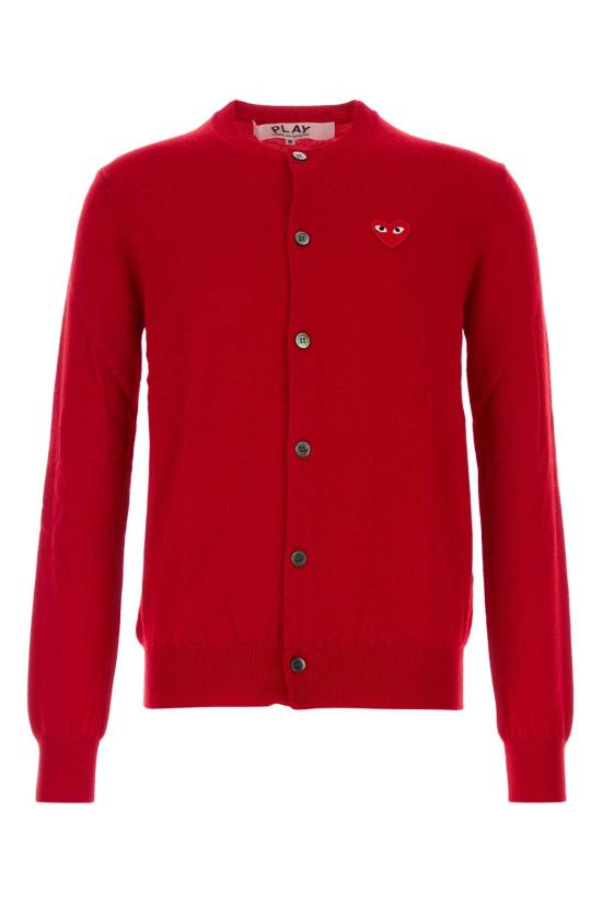 25FW 꼼데가르송 가디건 AXN0070515 RED DOM