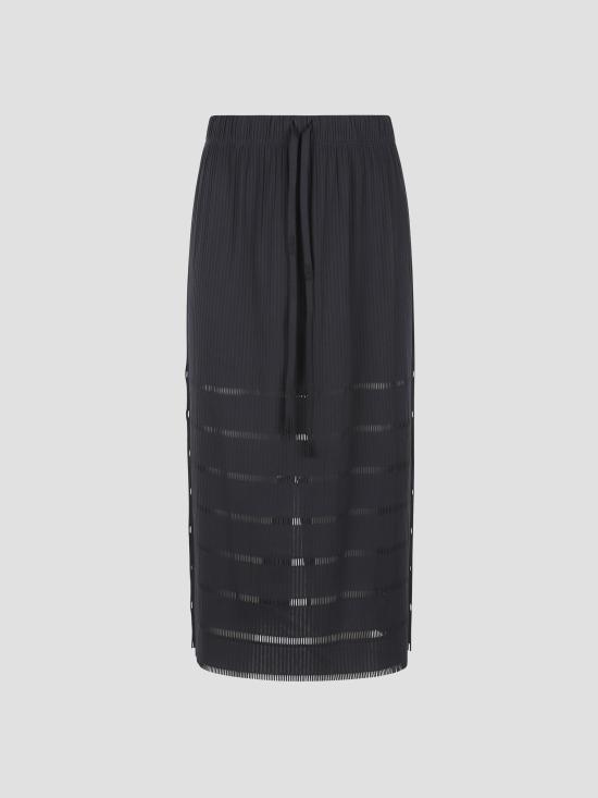 25FW 플리츠플리즈 미디 스커트 PP58LG91115 BLACK DOM