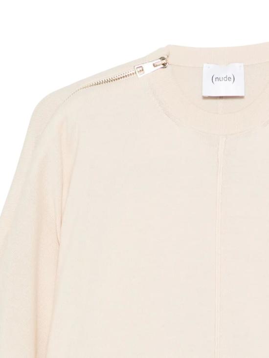 25FW 누드 스웨터 1101W25520 01 OFF WHITE - NUDE
