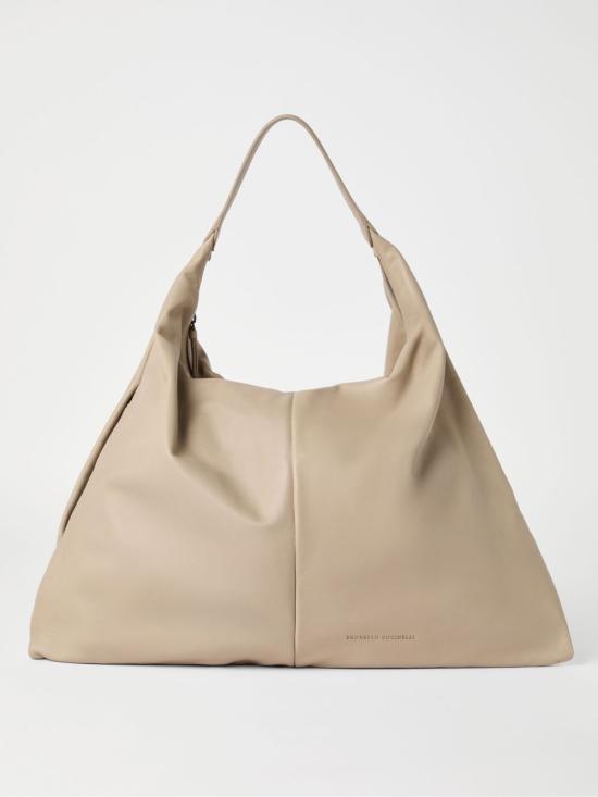 25FW 브루넬로 쿠치넬리 숄더백 MBFOD2664 C3251 Beige - BRUNELLO CUCINELLI