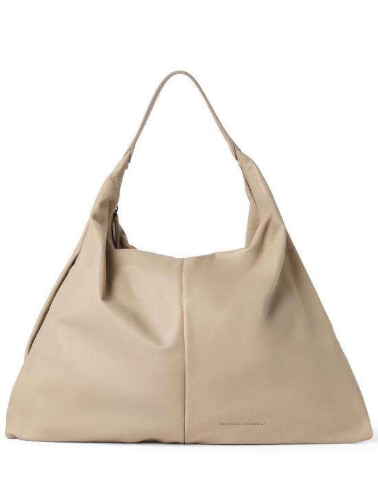 25FW 브루넬로 쿠치넬리 숄더백 MBFOD2664 C3251 Beige