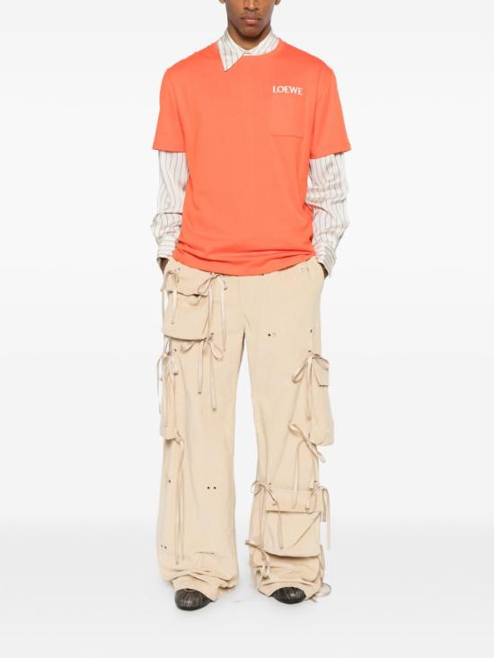 26SS 로에베 반팔 티셔츠 H526Y22XDE 9100 Orange - LOEWE