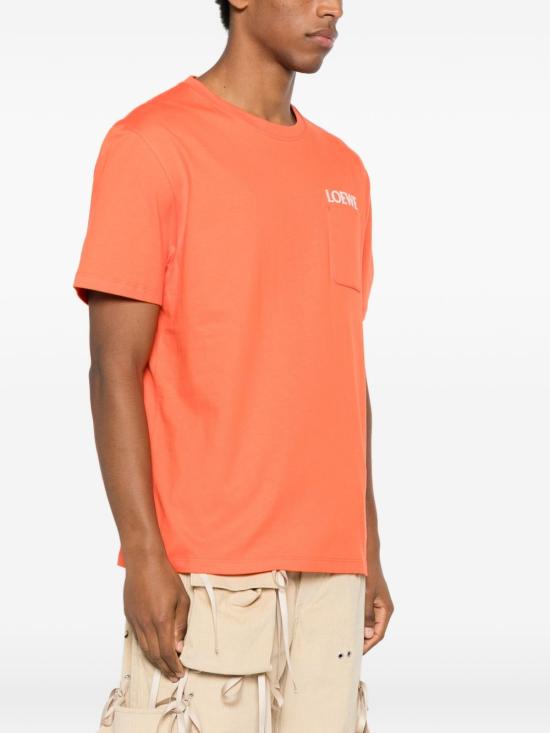 26SS 로에베 반팔 티셔츠 H526Y22XDE 9100 Orange - LOEWE