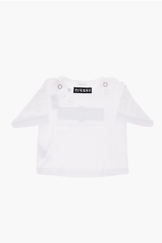  [키즈] 디젤 티셔츠 00J4IA 0TATA K100 Black White - DIESEL