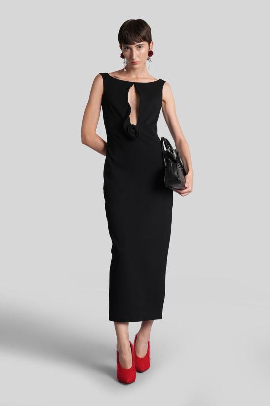 25FW 마그다뷰트림 롱 원피스 428579 164725 Black - MAGDA BUTRYM