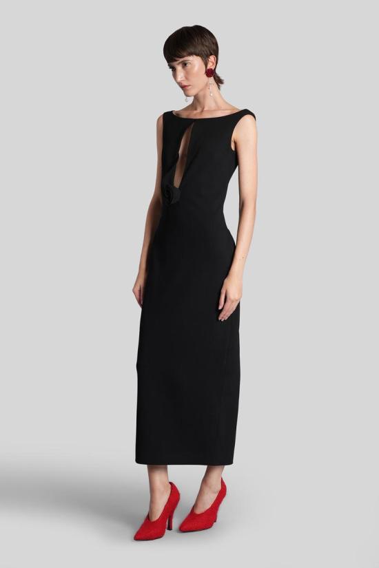 25FW 마그다뷰트림 롱 원피스 428579 164725 Black - MAGDA BUTRYM