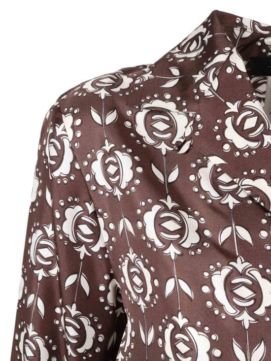 25FW 위켄드막스마라 블라우스 2525116061600 001 MARRONE 242162 BROWN - WEEKEND MAX MARA