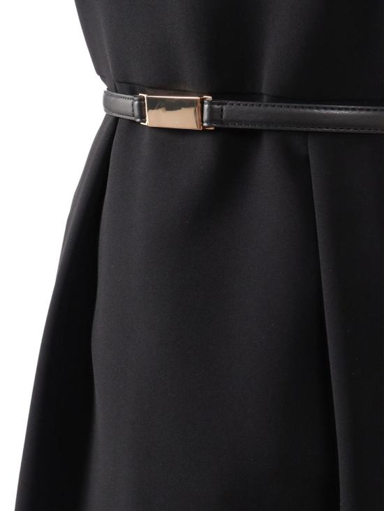 25FW 막스마라 스튜디오 미디 원피스 2526226061600 001 NERO 242260 Black - MAX MARA STUDIO