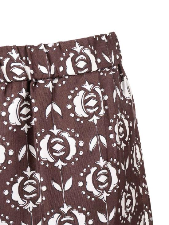 25FW 위켄드막스마라 숏팬츠 2525136071600 001 MARRONE 242167 BROWN - WEEKEND MAX MARA