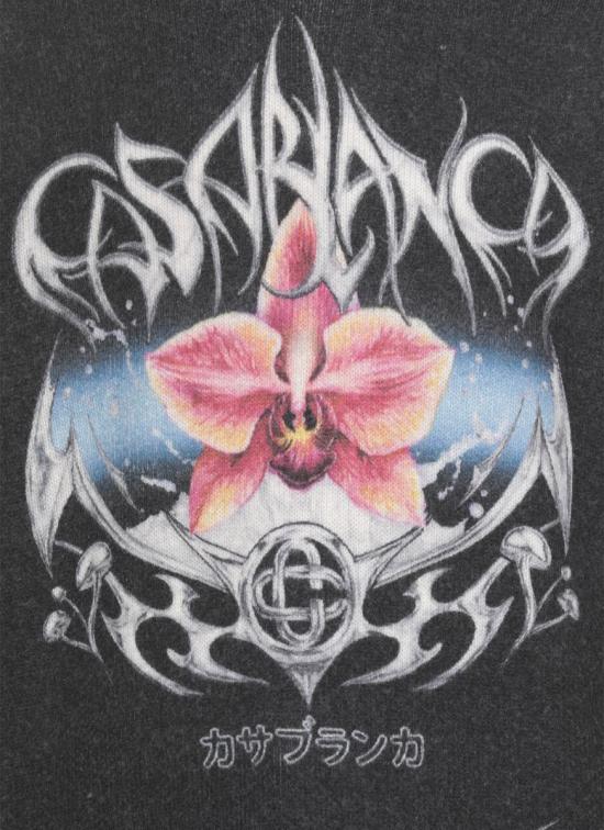 25FW 카사블랑카 스웨터 MAW25KW116601CASHMERE Black - CASABLANCA