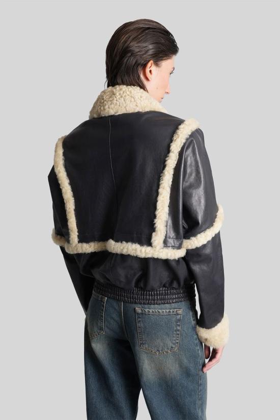 25FW 마그다뷰트림 가죽 자켓 422484 135725 BLUE - MAGDA BUTRYM