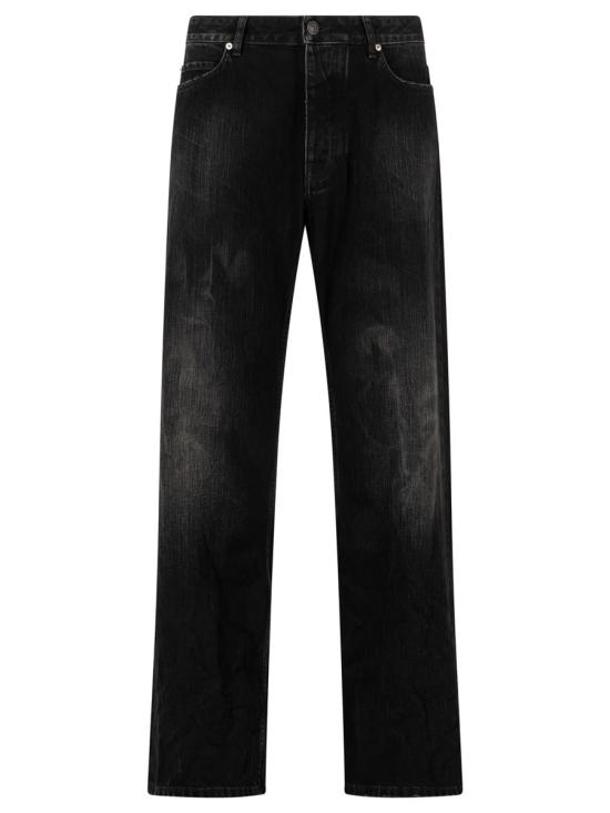 25FW 발렌시아가 데님 팬츠 851352 TTW67 1037 Black