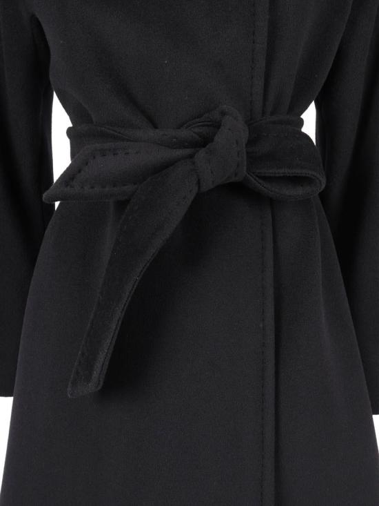 25FW 막스마라 스튜디오 코트 2526016082600 005 NERO 242062 Black - MAX MARA STUDIO