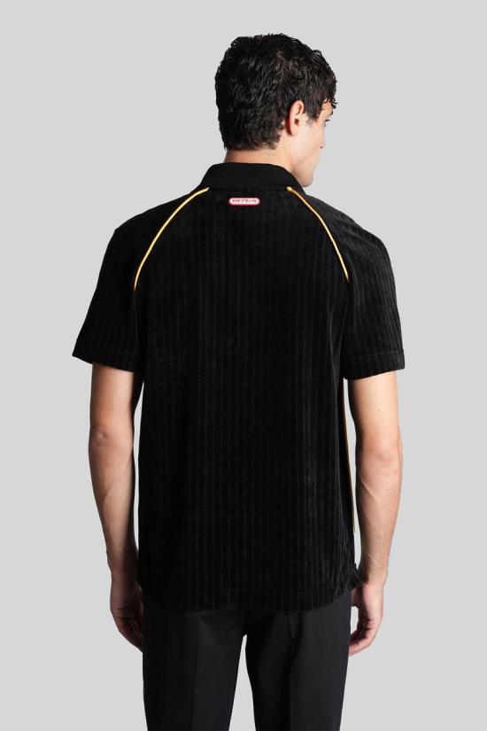 25FW 카사블랑카 긴팔 셔츠 427191 M AW25 JTP 432 Black - CASABLANCA