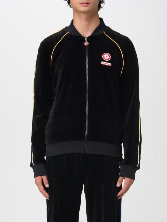 25FW 카사블랑카 봄버 자켓 MAW25JTP421 01 Black