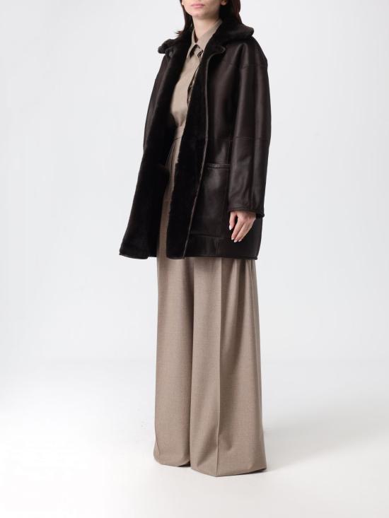 25FW 막스마라 Pirenei 코트 2521416015600 002 Brown - MAX MARA