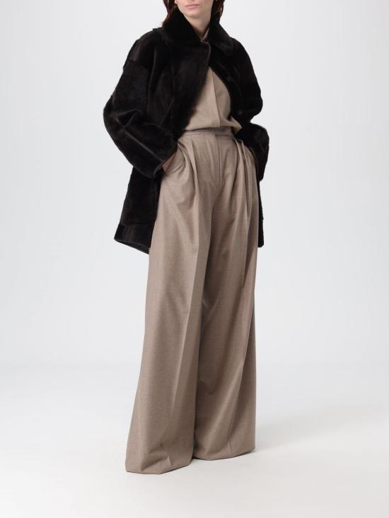 25FW 막스마라 Pirenei 코트 2521416015600 002 Brown - MAX MARA