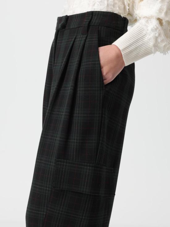 25FW 액티튜드 트윈세트 스트레이트 팬츠 252AT2132 12451 Green - ACTITUDE TWINSET