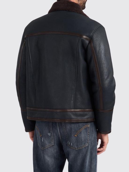 25FW 돈답 가죽 자켓 UJ972PL0547UXXX 890 Blue - DONDUP