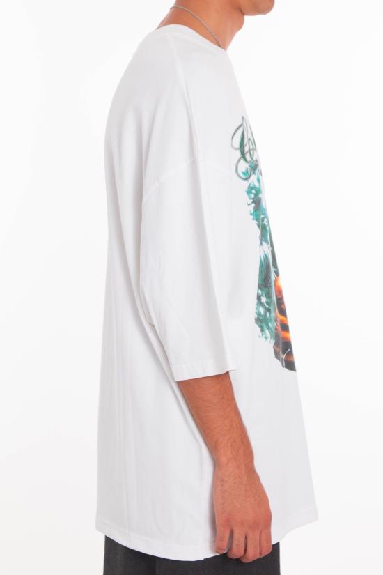 25FW 윌리 차바리아 반팔 티셔츠 WCJSY0133 000 White - WILLY CHAVARRIA