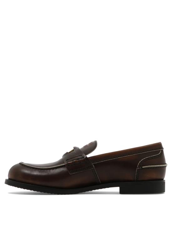 26SS 미우미우 레더 페니 로퍼 5D773D3G48F0192 F 020 Brown - MIU MIU