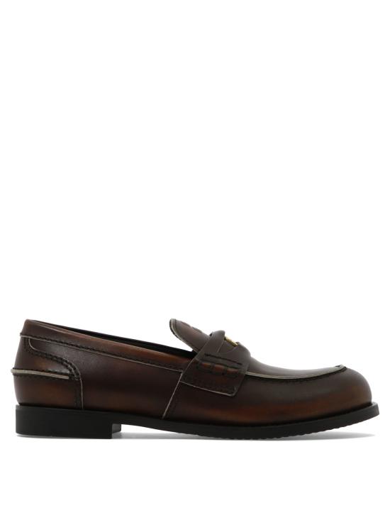 26SS 미우미우 레더 페니 로퍼 5D773D3G48F0192 F 020 Brown