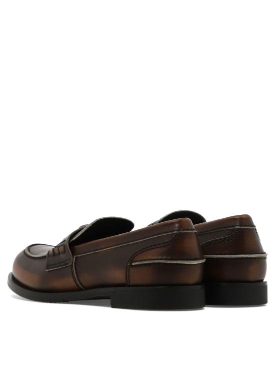 26SS 미우미우 레더 페니 로퍼 5D773D3G48F0192 F 020 Brown - MIU MIU