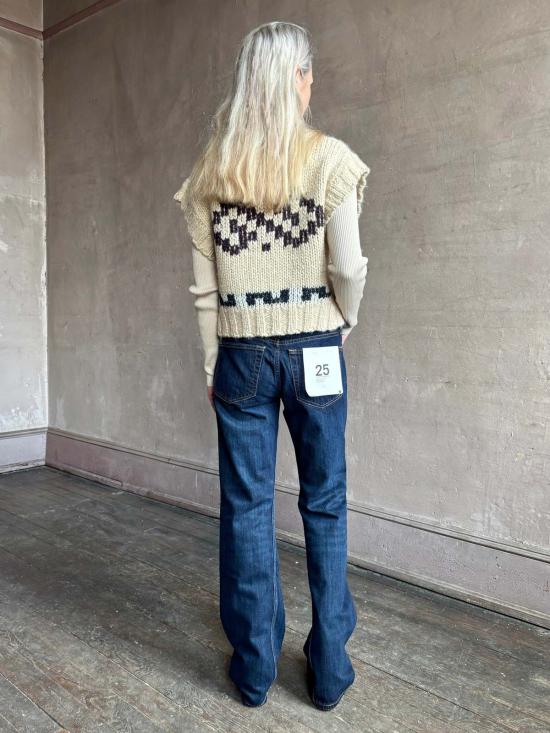  리던 데님 팬츠 트위스티드 미드 라이즈 부츠컷 진 - RE/DONE