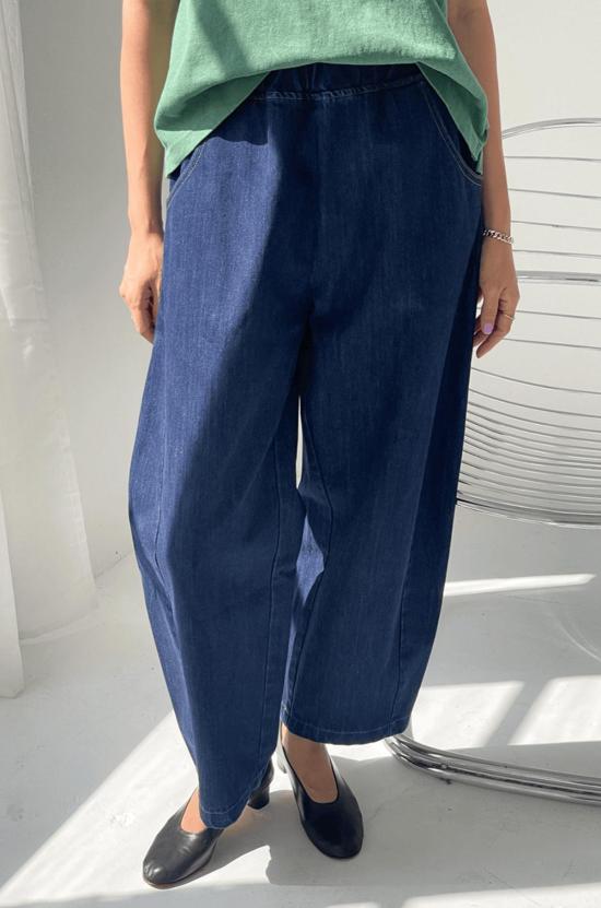  르 본 숍 크롭 팬츠 르 봉 숍 아크 팬츠