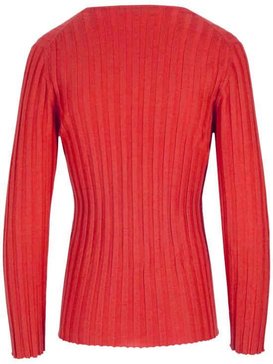 25FW 라 로즈 스웨터 LARDGIRCS 30607 ROSSO FUOCO - LA ROSE