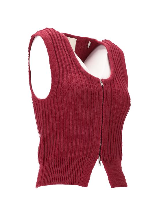 25FW 이자벨마랑 베스트 GI0075FAC4L11I 70DD DEEP RED - ISABEL MARANT