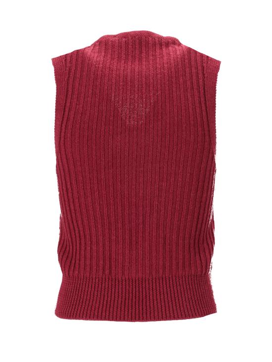 25FW 이자벨마랑 베스트 GI0075FAC4L11I 70DD DEEP RED - ISABEL MARANT