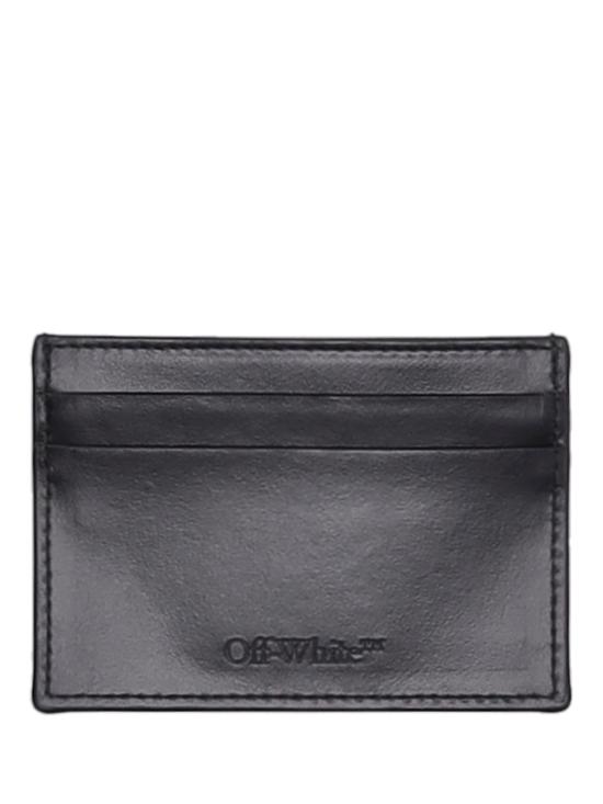 25FW 오프화이트 남성지갑 OMND079F25LEA002 1001 BLACK WHITE - OFF WHITE