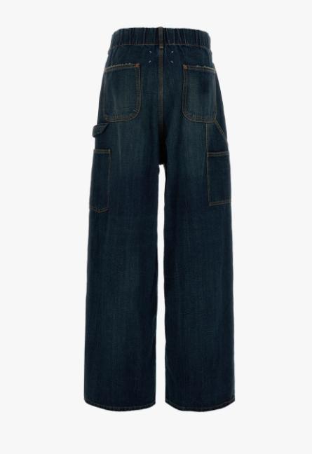 25FW 마르지엘라 스티치 와이드 워크웨어 진 S29KA0390M30037 961 BLUE WASH - MAISON MARGIELA