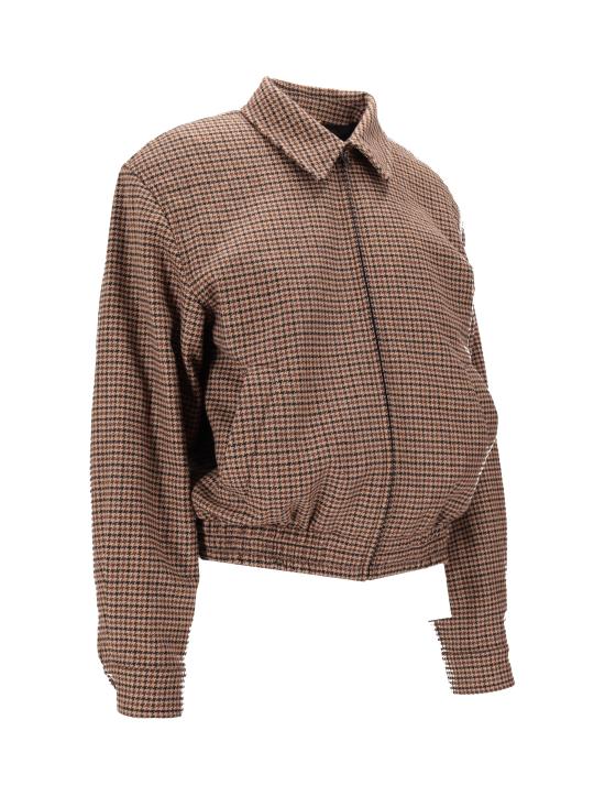 25FW 생로랑 자켓 842873YZ9CH 9773 BEIGE MARRON NOIR - SAINT LAURENT