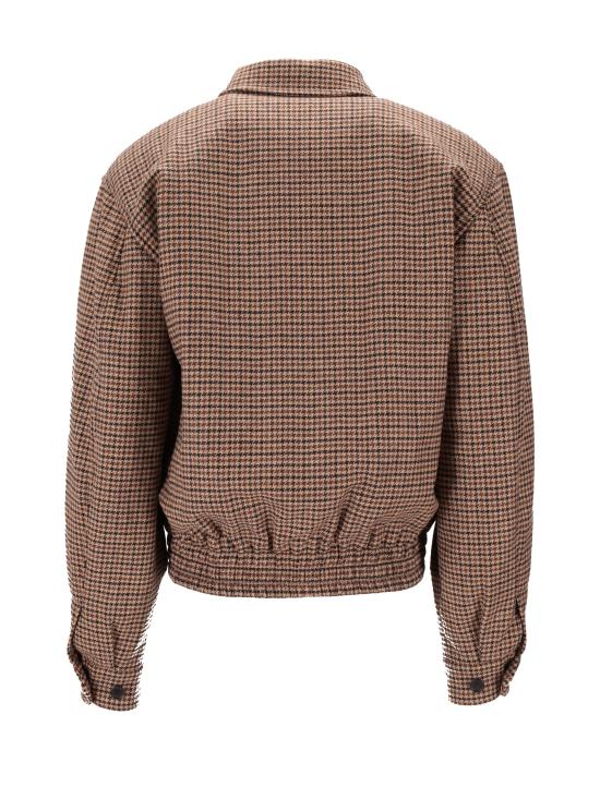 25FW 생로랑 자켓 842873YZ9CH 9773 BEIGE MARRON NOIR - SAINT LAURENT