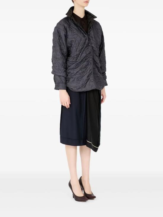 25FW 마르지엘라 미디 스커트 S51DT0024MTN117 860 ANTHRACITE BROWN CHECK - MAISON MARGIELA