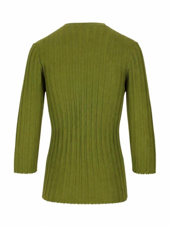 26FW 라 로즈 스웨터 LARVCS 33171 VERDE MILITARE - LA ROSE