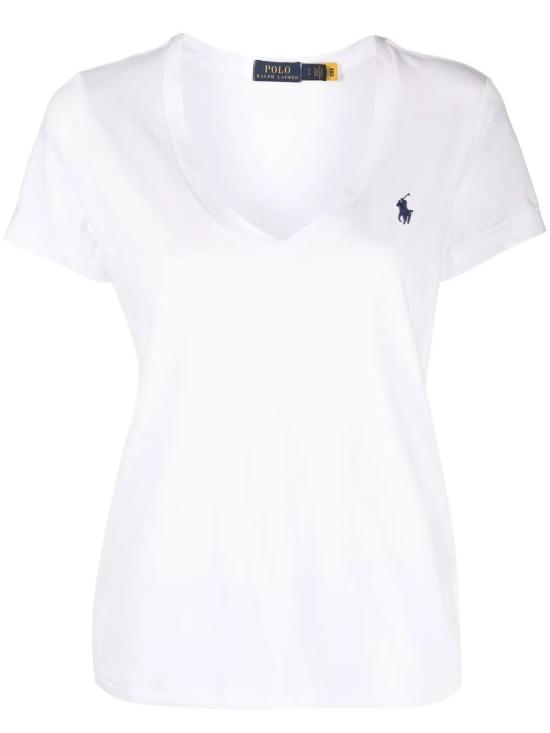 25FW 랄프 로렌 반팔 티셔츠 211902403001 WHITE - RALPH LAUREN