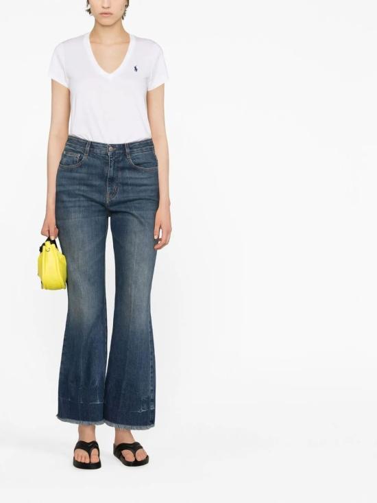 25FW 랄프 로렌 반팔 티셔츠 211902403001 WHITE